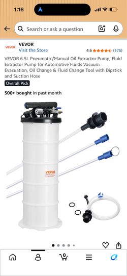 Oil pump extractor with air pump valve