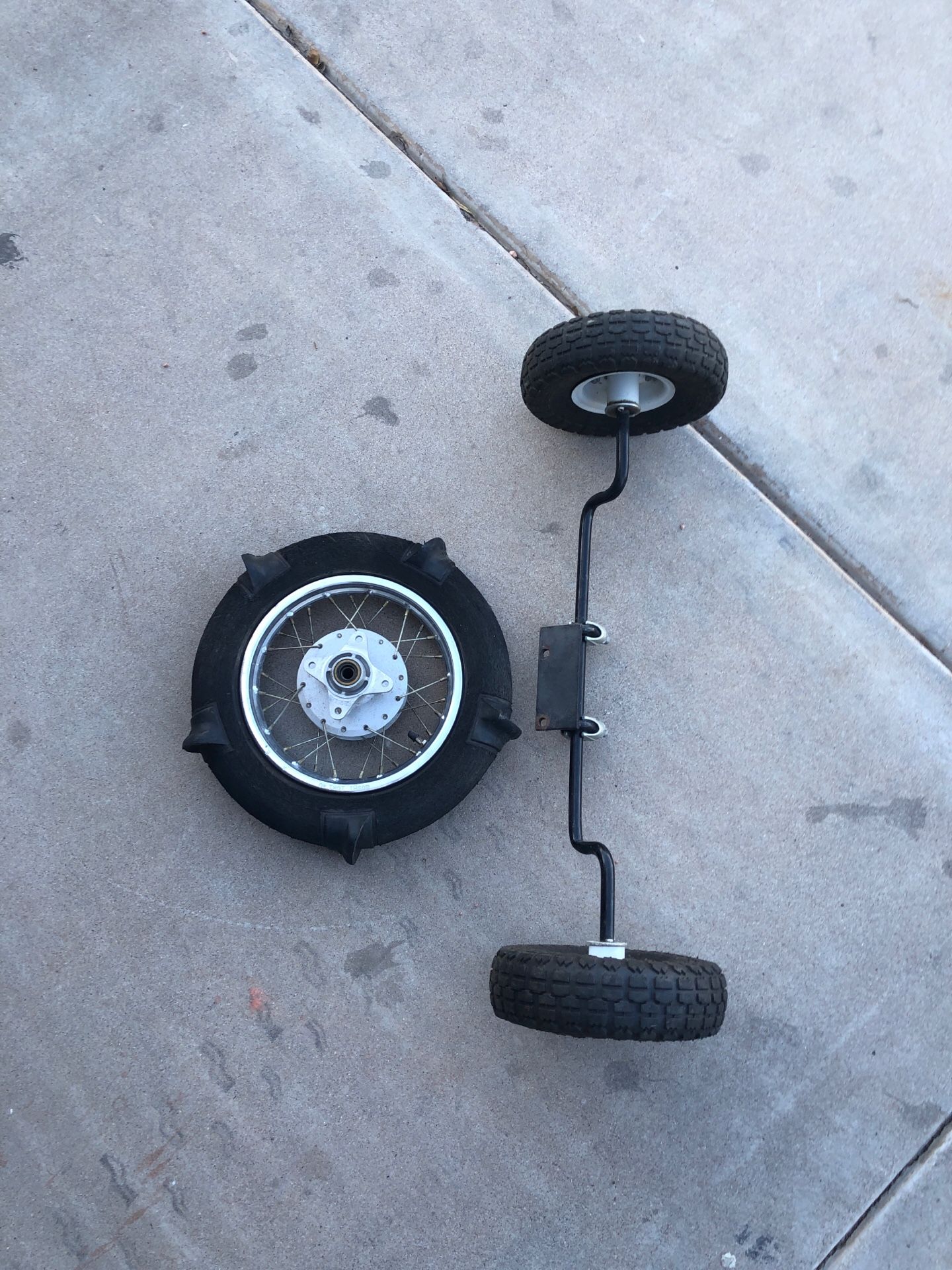 Honda crf50 crf 50 Training wheels - wheel sold