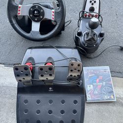 Logitech Racing Set With Ps3 Game