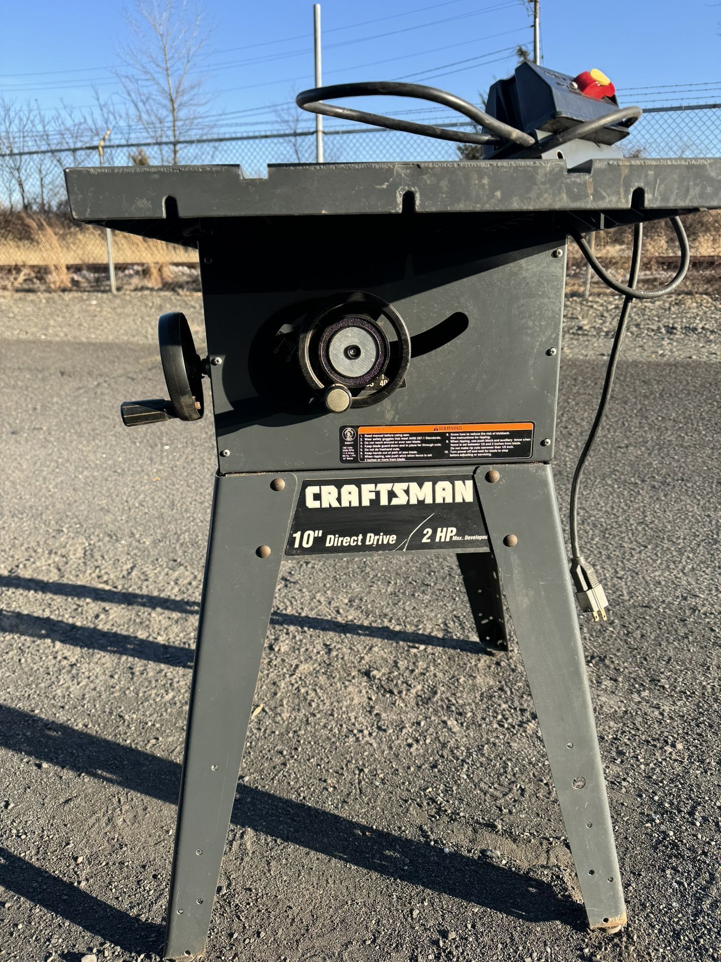 Craftsman Table Saw 