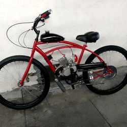New 2 Stroke Motorized Bike 100cc.