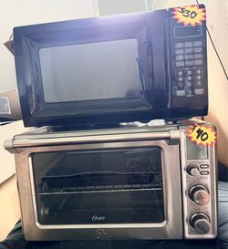 Microwave & Toaster Oven - $30 each OBO