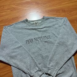 Vintage 90’s No Fear Fear Nothing Embroidered Sweater  Size L 