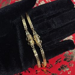18K Gold PLATED Pixiu Bracelet