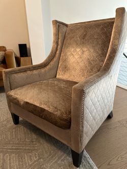 Designer Wingback Chair – $200