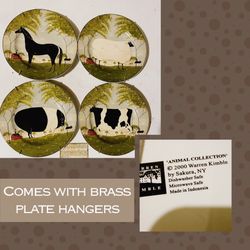 Vintage  Warren Kimble Decorative Plates