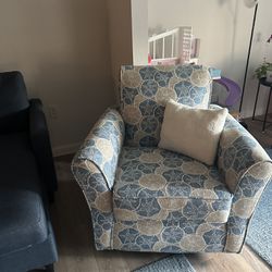 Brand New Turning Comfy Armchair 
