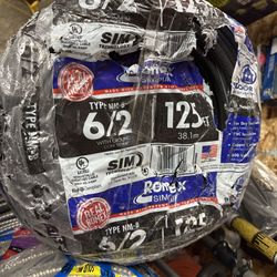 New Wire Romex 6/2 125ft
