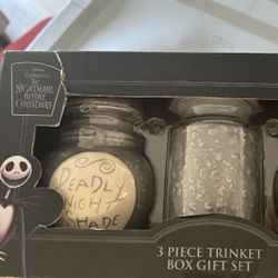 Nightmare Before Christmas 3 Trinket Box Gift Set