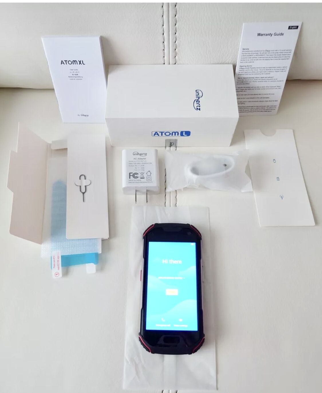 Unihertz Atom 4GB ~ 64GB Rugged Unlocked Smartphone Android 11 48MP Camera Open box item appears new / slightly used no signs of wear or use! The Un