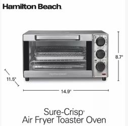 Hamilton Beach Air Fryer Toaster Oven
