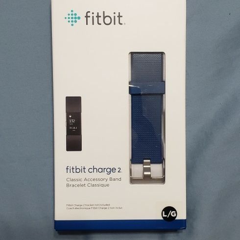 Fitbit Charge 2 Classic Accessory Band Blue