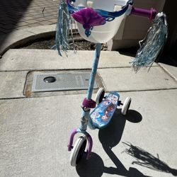 Huffy Frozen 2 Girl Scooter for Kids, Elsa & Anna Graphics