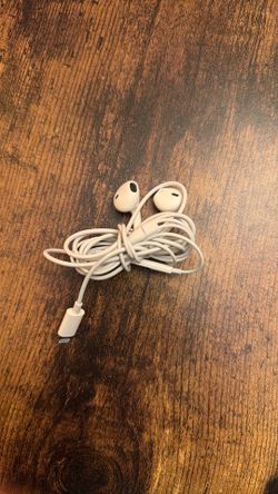 Apple Headphones with Microphone (Lightning Adapter)