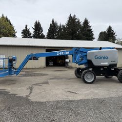 2016 Genie Z62/40 Articulating 4x4 Boom Lift - Diesel - 3,334 Hours