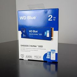WD blue 2tb nvme SSD