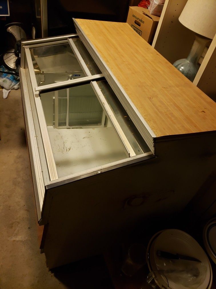 Vintage Hussman ice cream freezer