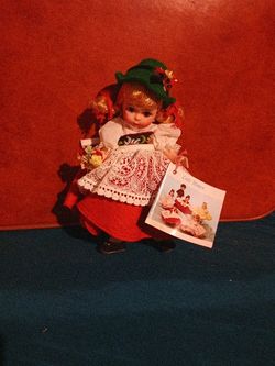 vintage Madame Alexander Switzerland international Doll. Model #594