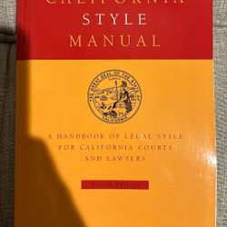 California Style Manual Fourth Edition