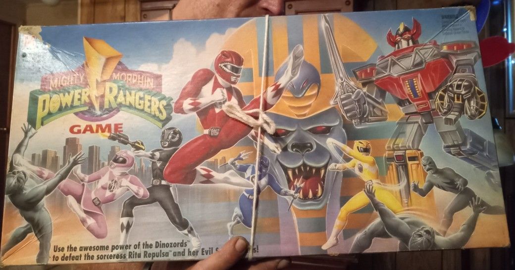 Mighty Morphin Power Rangers Board Game Milton Bradley 1993