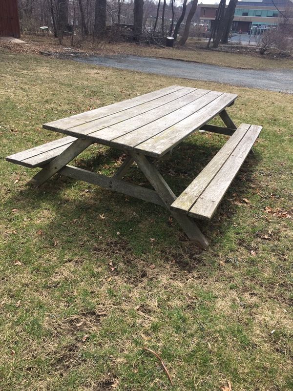 Rustic Picnic Table For In Troy Ny Offerup Rustic Picnic Table