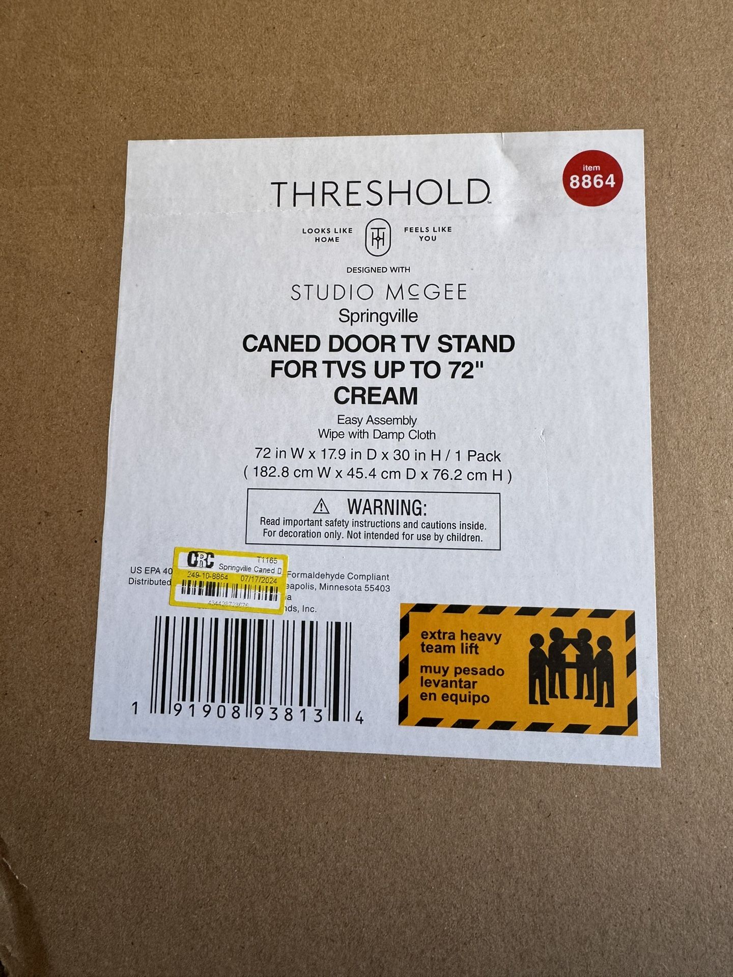Threshold Studio McGee Canned Door Tv Stand