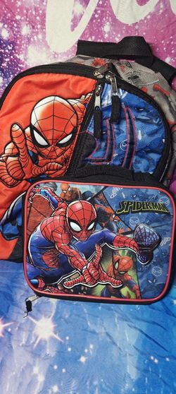 Spider-Man Book Bag And Lunch Box