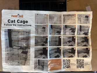 New large modular cat cage