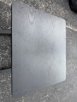 Dark Gray Wood Grain Table Top
