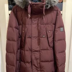 ANDREW MARC , SMALL Color CAPUCCINO And OXBLOOD