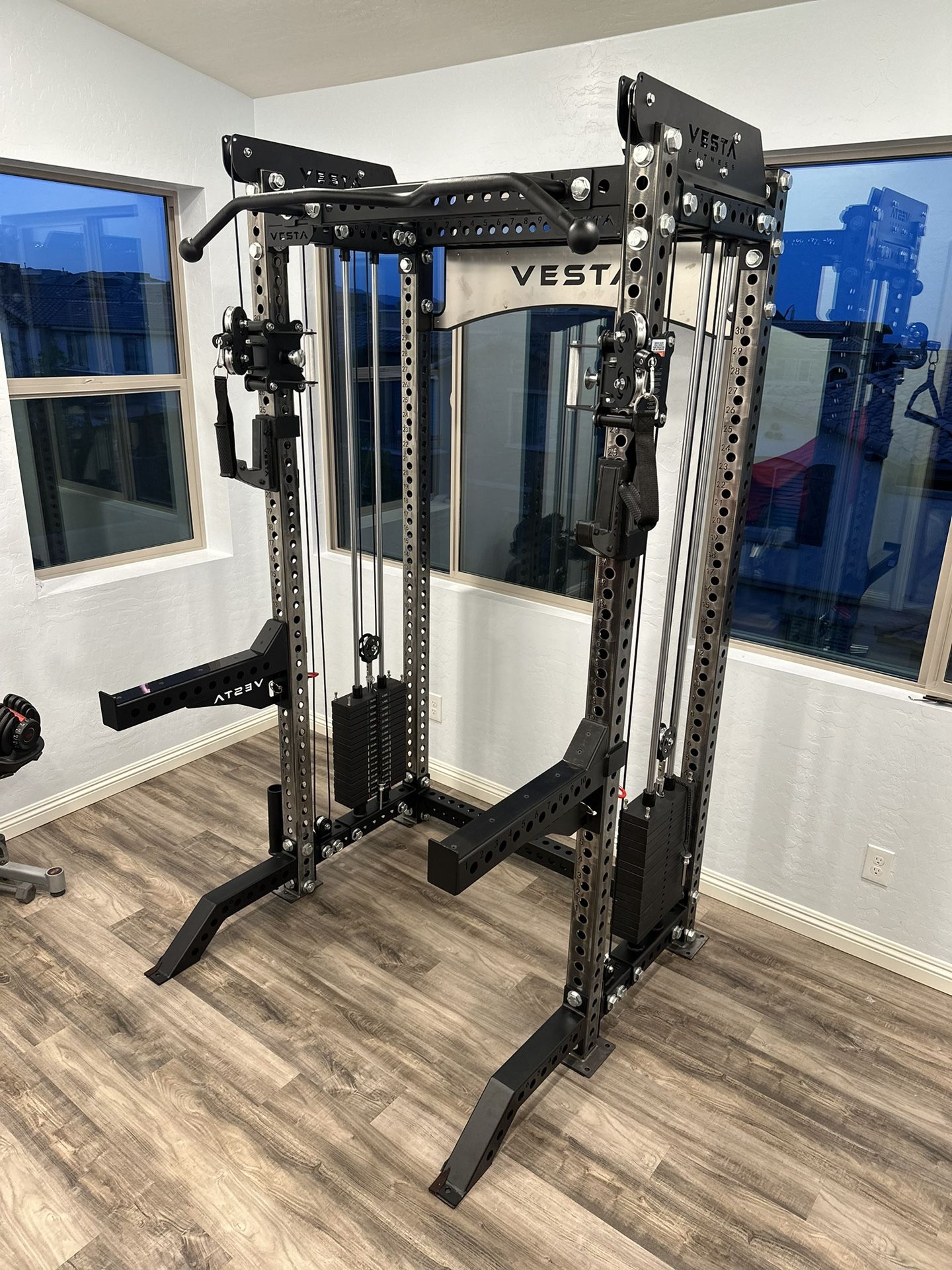 Vesta Fitness PRO SERIES 2-1 Ultimate Half Rack Functional Trainer/Gym Equipment/ Home Gym/ Fitness/ FREE DELIVERY 🚚