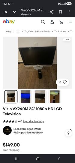 Vizio vx240 HD LCD television