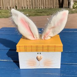 Like new glitter Easter bunny box