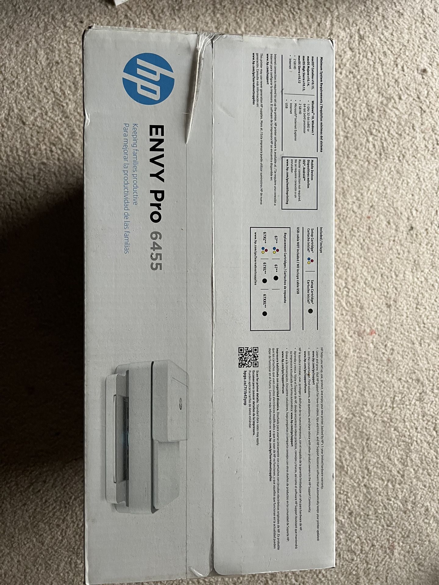 HP Envy 6455 Wireless Printer/scanner