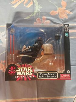 Star Wars Black Series Darth Maul Sith Speeder SDCC 6" Action Figure New In Hand