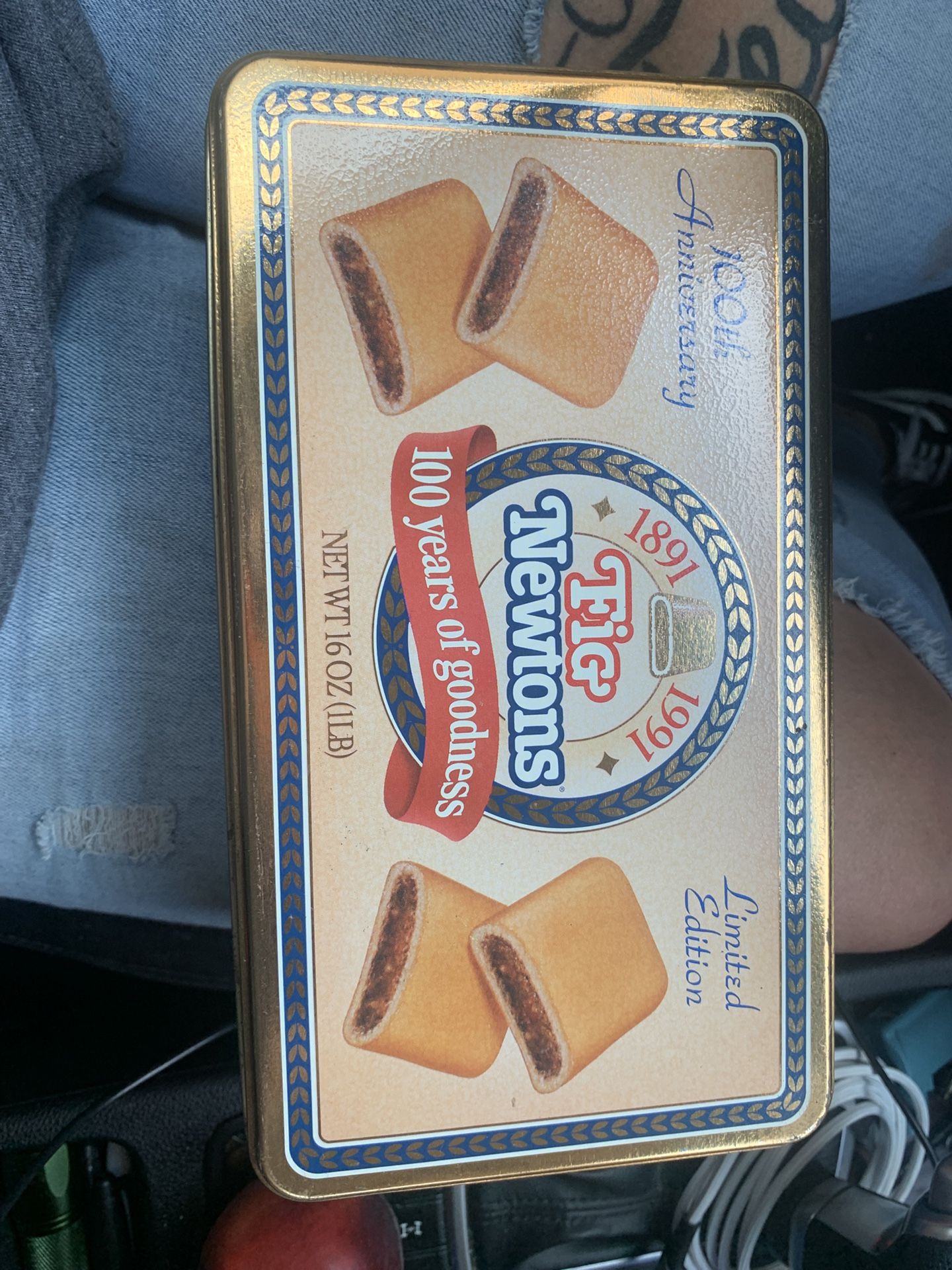 Old Fig Newtons Tin