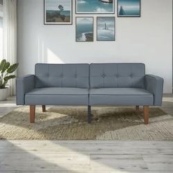 4-Setting Agreeable Gray Futon (Like New)