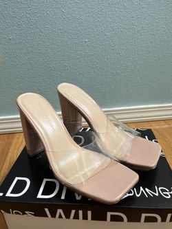 Clear Nude Heels