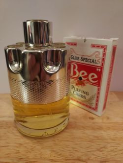 Men's Cologne Fragrance Bottle with Silver Cap