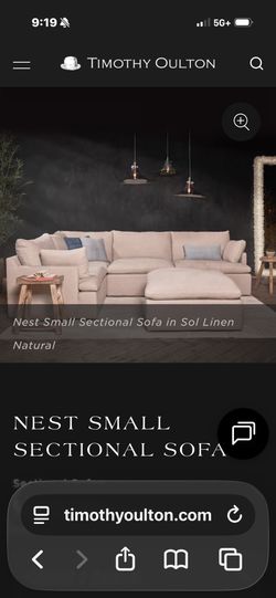 Beautiful Timothy Oulton Sectional Couch