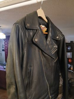 Harley-Davidson Genuine Leather Motorcycle 🏍 Jacket/ Size 44