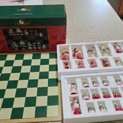 Kurt S. Adler Christmas Chess Set