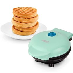 DASH Mini Maker for Individual Waffles, Hash Browns, Keto Chaffles with  Easy to Clean, Non-Stick Surfaces, 4 Inch, Aqua for Sale in Palmdale, CA -  OfferUp