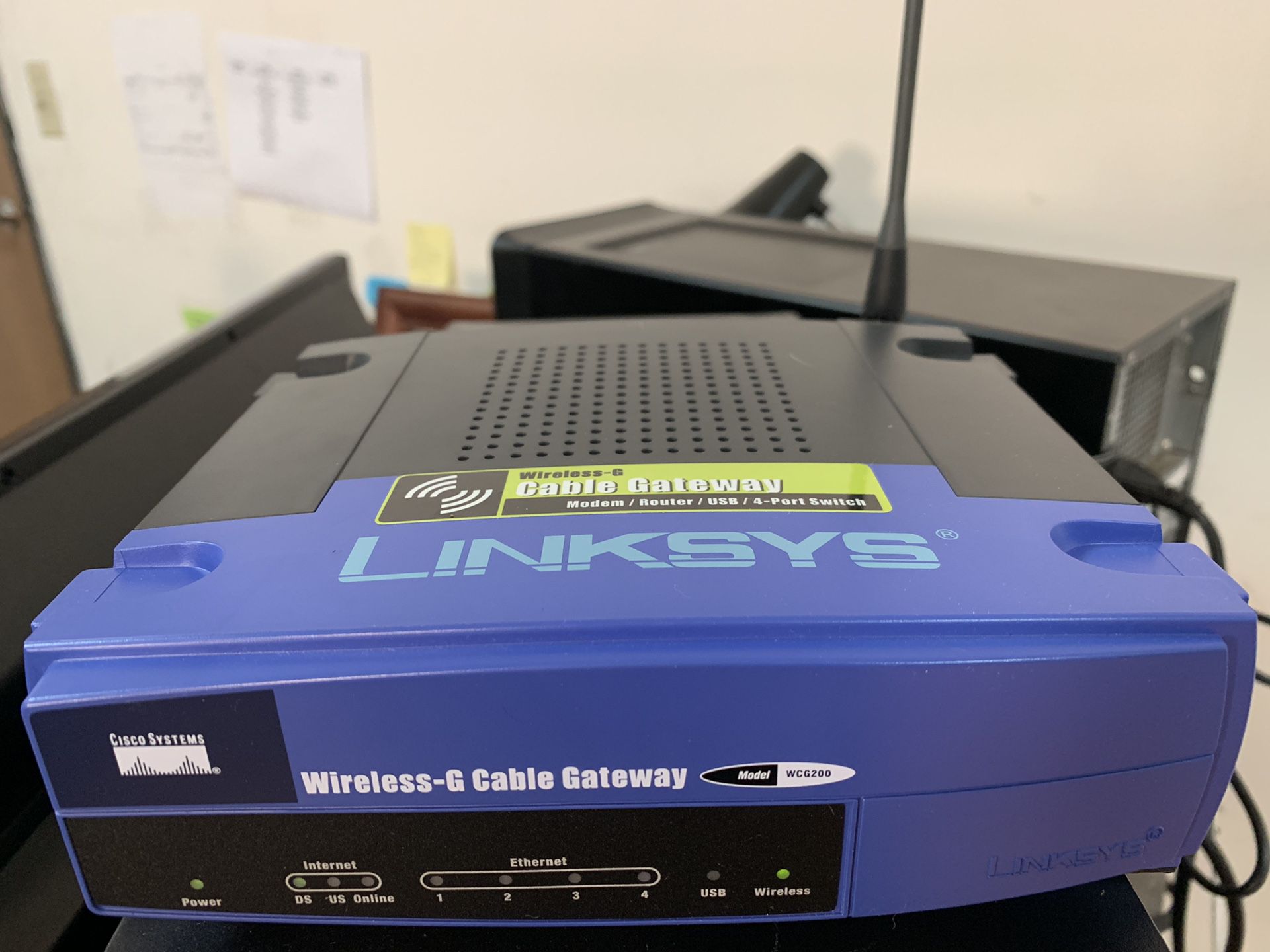 Linksys Modem/Router/4 port switch