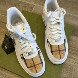 Nike Air Force 1s Burberry 2.0