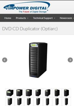 11-bay DVD/CD Duplicator with Blank CDs