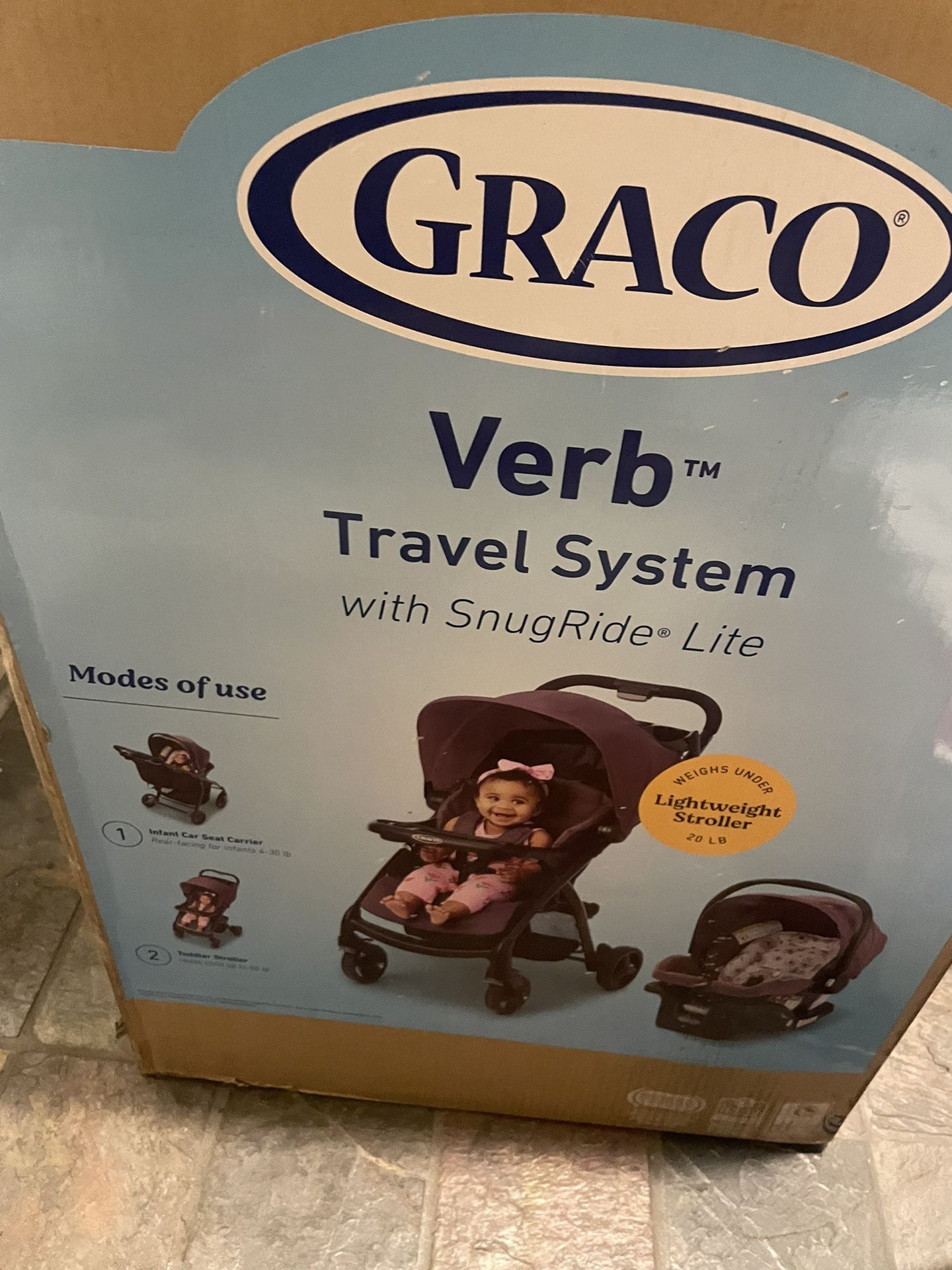 Brand New Graco Verb Travel System