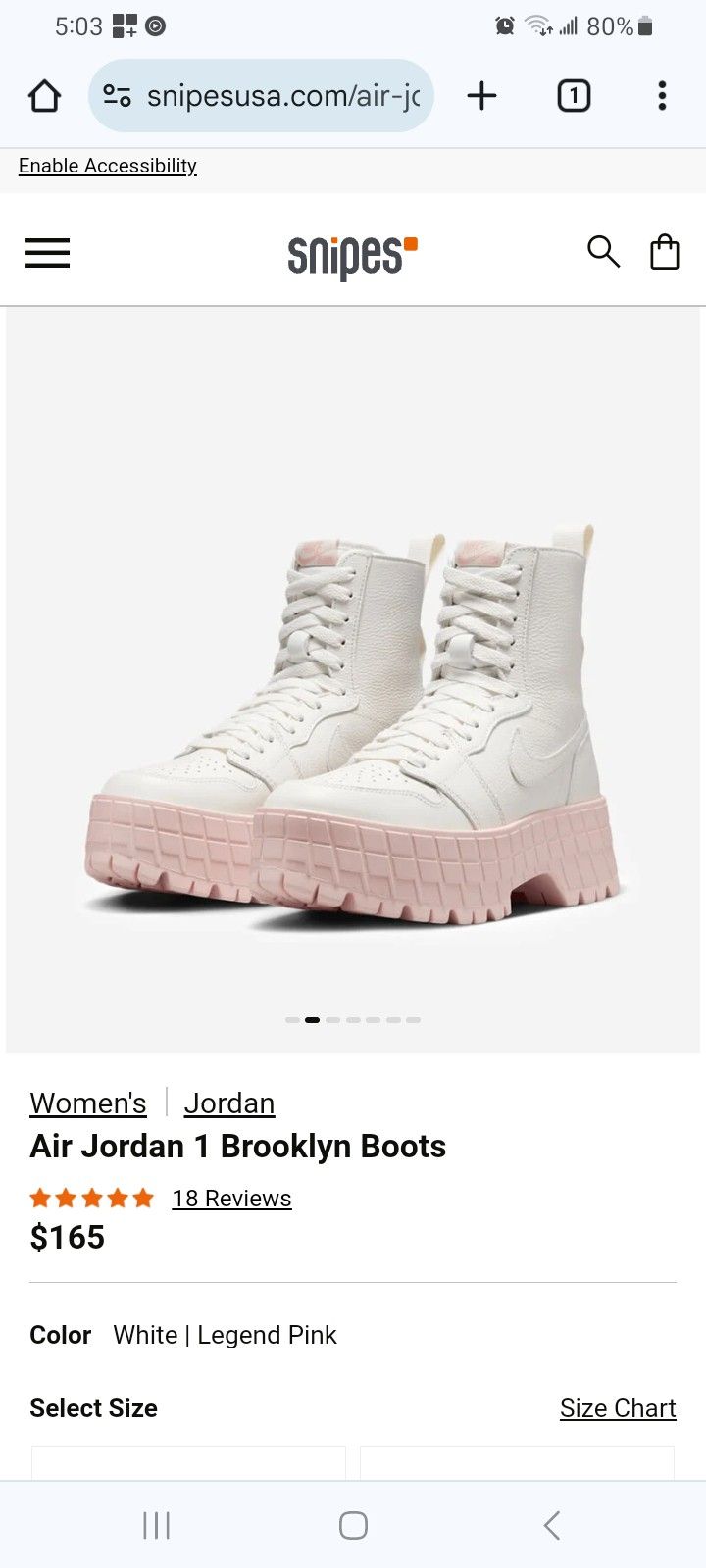 Women Air Jordan 1 Brooklyn Boots