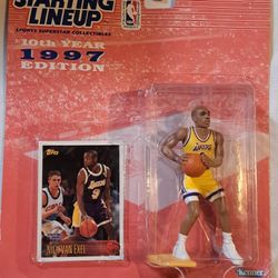 1997 NBA Starting Lineup Nick Van Exel Los Angeles Lakers Action Figure