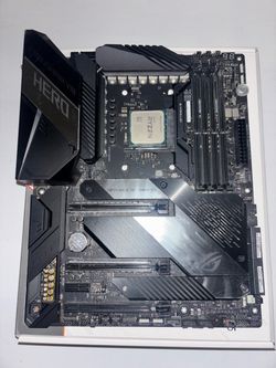 Motherboard ROG Crosshair + AMD CPU Ryzen 9 5950X